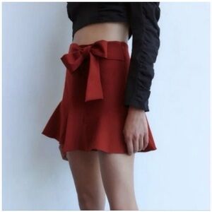 💗Zara Red Skort